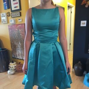 Teal Homecoming Dress